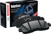Bosch QuietCast ceramic rear brake pad set with a focus on quiet operation and durability.