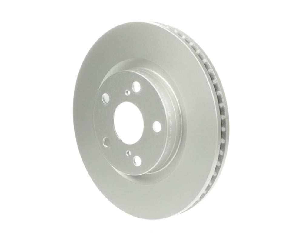 Bosch QuietCast rotor for Pontiac Vibe, front view, durable coating resists rust and corrosion