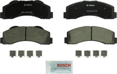 Bosch QuietCast front brake pads for Expedition and F-150 deliver quiet stops and reliability.