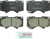 Bosch QuietCast front brake pads with OE-style fit for Lexus and Toyota.