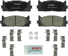 Bosch QuietCast front brake pad set with OE-style fit for smooth braking
