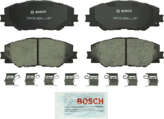 Bosch QuietCast front disc brake pads deliver quiet operation with low dust.