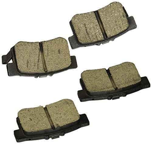Bosch QuietCast rear ceramic brake pads for Honda Civic, designed for low dust and durability