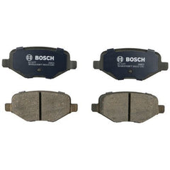 Bosch QuietCast rear brake pad set for Lincoln MKX enhances stopping performance with low dust.