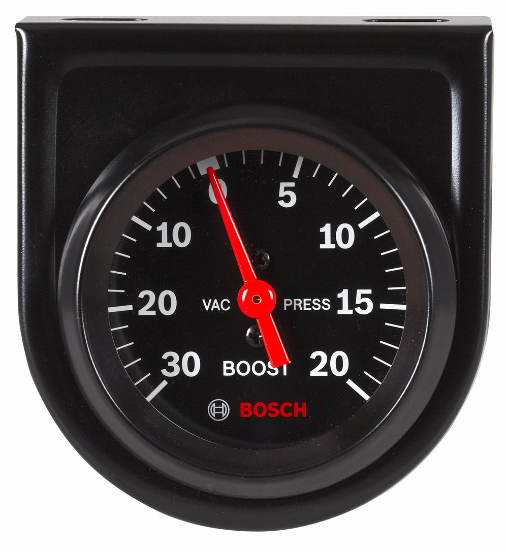 Bosch SP0F000050 Style Line gauge front view with black dial for quick readability