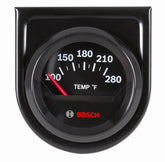 Bosch Style Line 2-inch gauge front view with crisp white dial for quick temperature checks