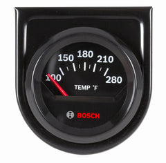 Bosch Style Line 2-inch gauge front view with crisp white dial for quick temperature checks