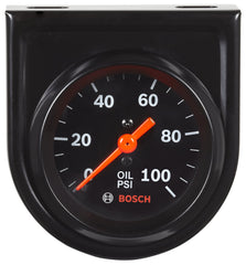 Bosch SP0F000052 gauge with black dial for crisp readings in engine bays