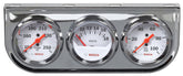 Bosch Style Line 2in triple gauge kit front view with white dial for quick readings