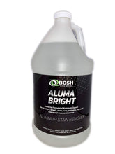 Bosh Chemical Aluma Bright bottle pour enables quick aluminum cleaning.