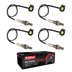 BOSJINLAI oxygen sensor upstream downstream 4-pack ready for install and reliable performance