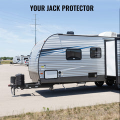 BougeRV Protective cover ready for outdoor storage with reliable support