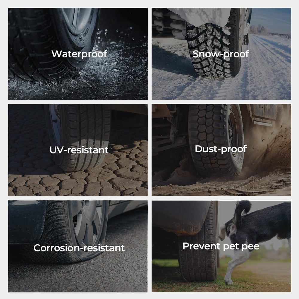 BougeRV compact two-pack storage for tires when not in use