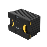 BougeRV 173Wh detachable battery powering a portable fridge outdoors