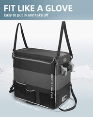 BougeRV 53 Qt cover year-round protection against sun, dust, and impacts.