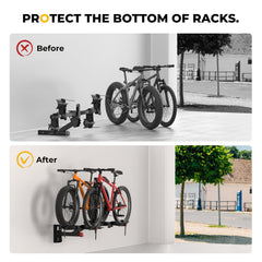 BougeRV Hitch Wall Mount uses steel and aluminum for lasting durability.