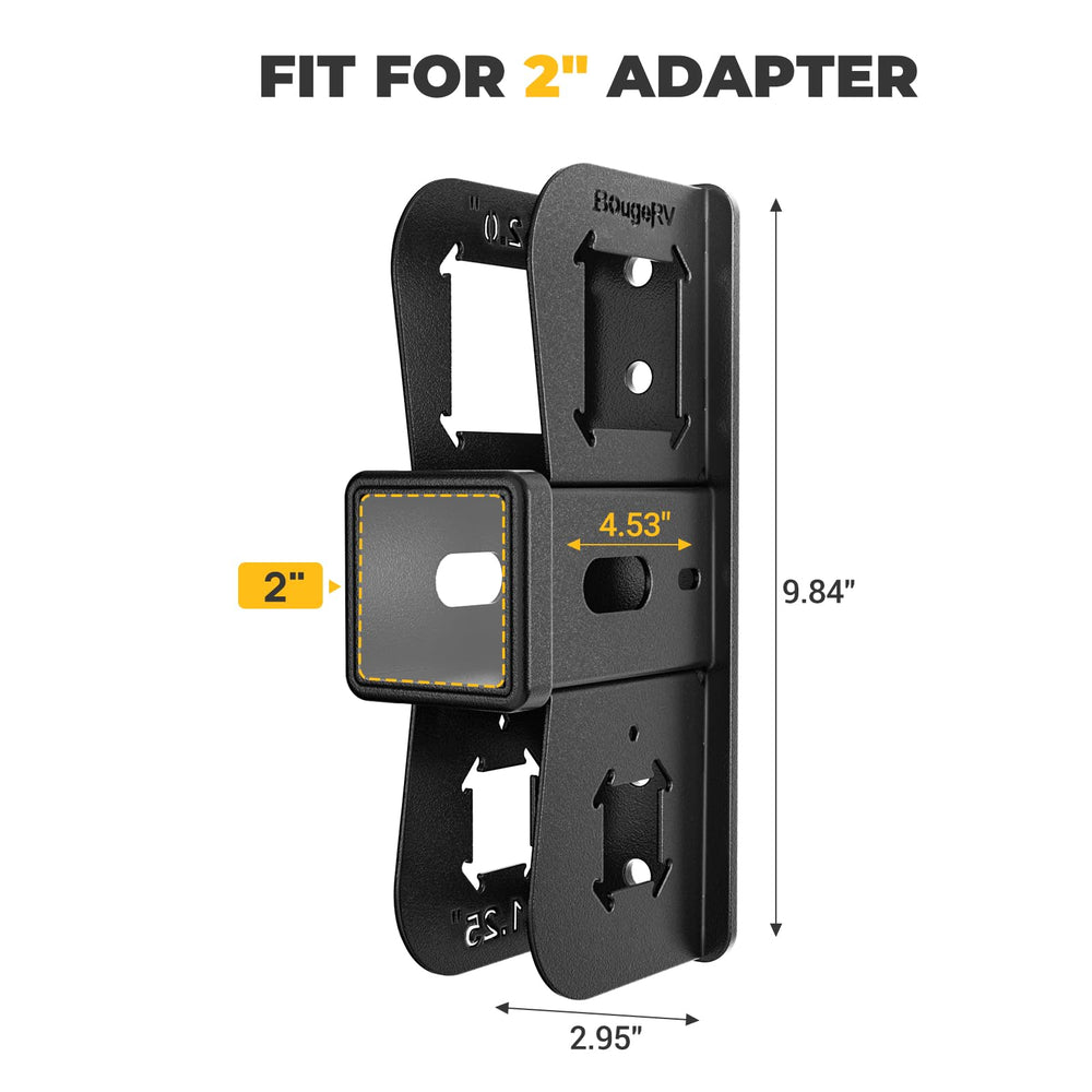 BougeRV Wall Mount on solid wall ensures reliable installation and safety.