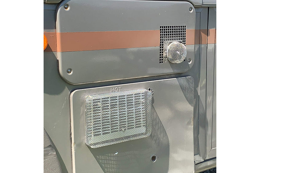 BougeRV vent screen blocks debris and small insects while maintaining airflow.