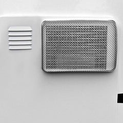 BougeRV vent screen packaging highlights 3-pack convenience and compatibility notes.