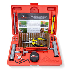 Boulder Tools Tire Repair Kit case keeps tools organized for roadside punctures