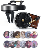 Bouroki record player air freshener vent clip adds vintage charm and fragrance to your car.