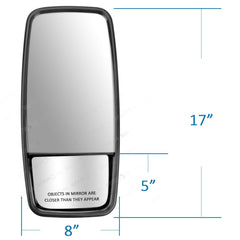 Boursin mirror suitable for GMC Chevrolet W series trucks for safe lane changes