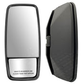 Boursin outside view door mirror on driver side for reliable highway visibility