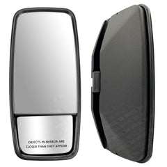 Boursin outside view door mirror on driver side for reliable highway visibility