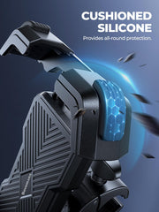 Bovemanx dual-locking mechanism keeps devices secure during rough roads.