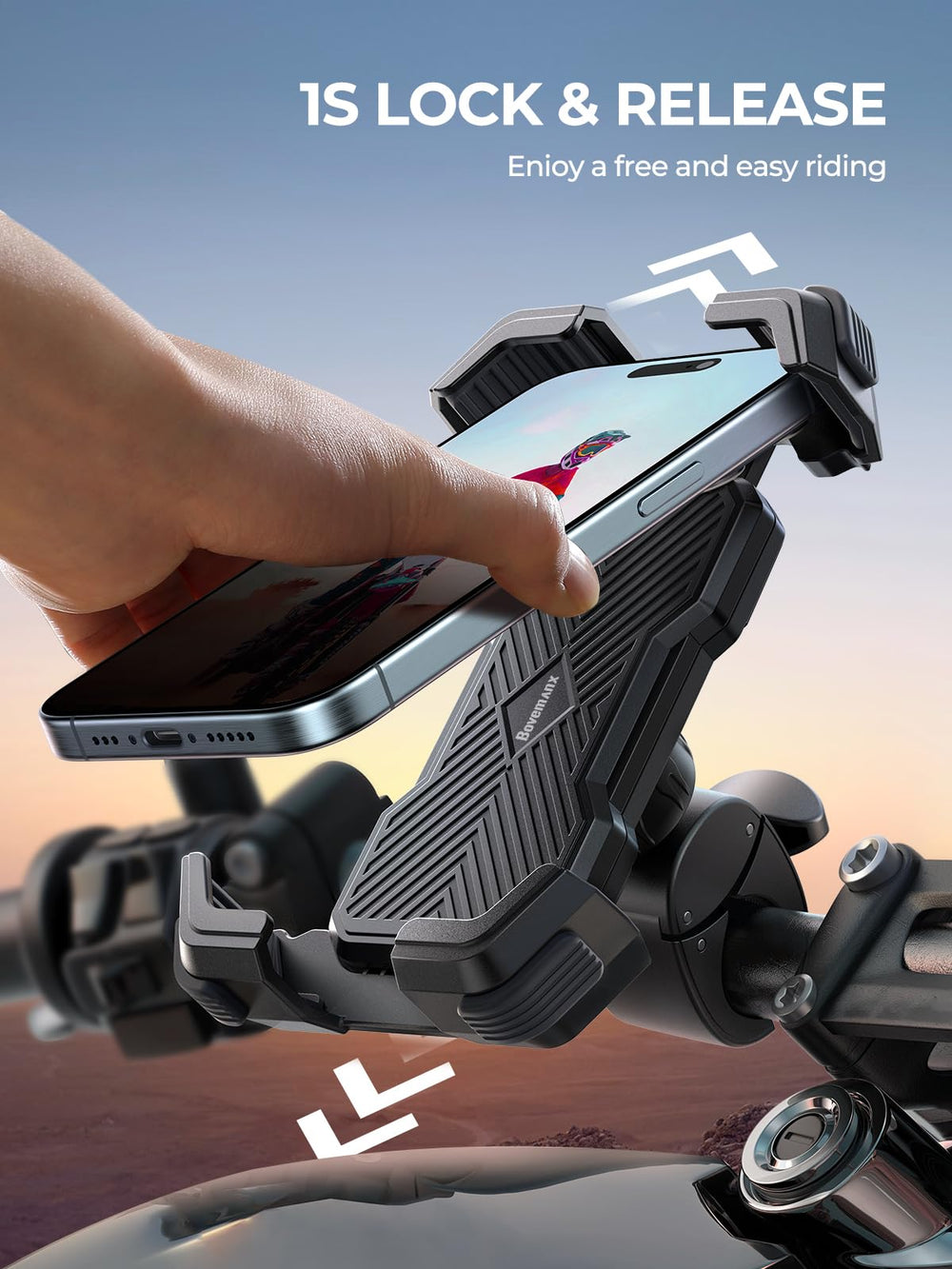 Bovemanx wide compatibility supports 4–7.2 inch phones with thick cases.