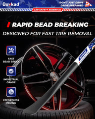 Bovkad angled spoon end eases bead removal from rims
