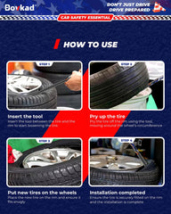 Durable Bovkad tire spoons built for trucks, SUVs, semis and farms