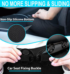 BowLUQ lumbar support integration supports lower back during long drives