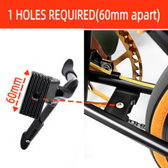 Bowod bike stand with stable double leg design handles uneven surfaces securely.