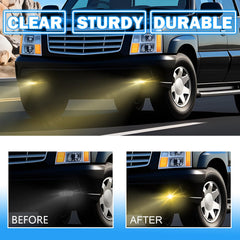 Boxlight fog lamp for Cadillac Escalade 2002-2006 passenger side with focused beam.