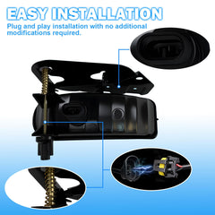 Boxlight fog light installation is plug-and-play for quick setup.
