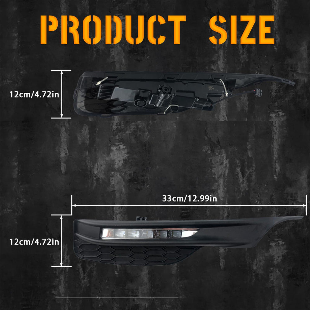 Boxlight front bumper fog lights installation kit for confident fit.