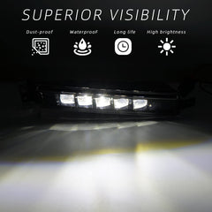 Boxlight Honda Accord right fog lamp with clear lens enhances nighttime visibility.