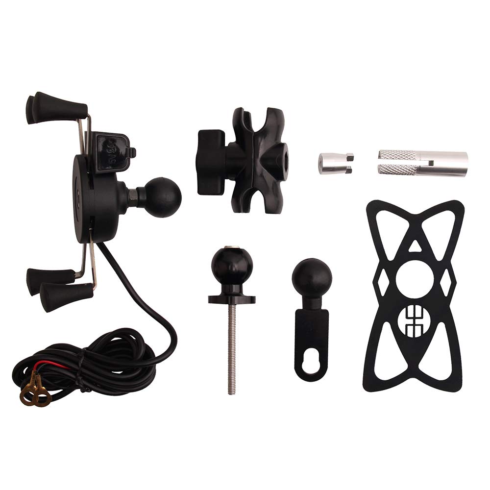 BOYIMU mount compatible with triple-tree setups on many bikes.