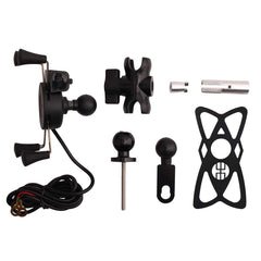 BOYIMU mount compatible with triple-tree setups on many bikes.
