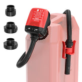 boyisen cordless fuel pump assembly in action enabling hands-free transfer with auto-stop safety