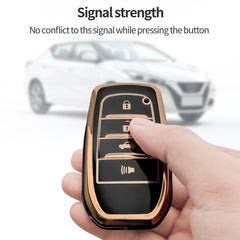 Bqepe Corolla key fob cover guards the remote with slim profile