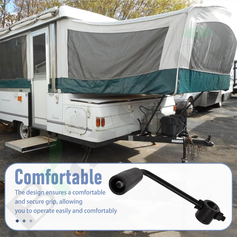 Braveboy comfortable grip reduces hand fatigue during setup and use.