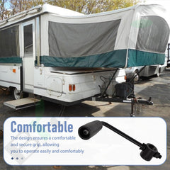 Braveboy comfortable grip reduces hand fatigue during setup and use.