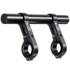 BRCOVAN 8in handlebar extender on a bike showing extended reach and improved control.