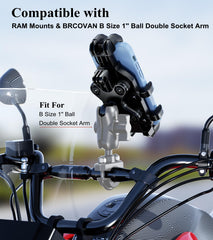 BRCOVAN adjustable-width holder fits phones 5.4 to 6.9 inches