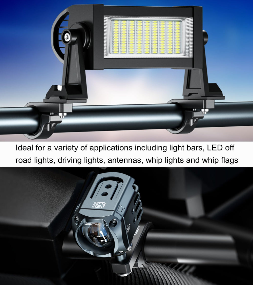 BRCOVAN aluminum alloy mount brackets with CNC precision for round rails