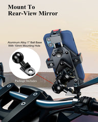 BRCOVAN anti-shake design keeps your phone secure at high speeds.