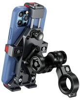 BRCOVAN anti-theft mount on handlebar keeps your phone secure during rides.