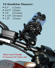 BRCOVAN anti theft mount one-handed operation for quick access.